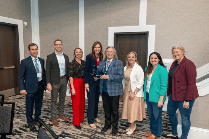 Steve Sukup and Sukup employees 